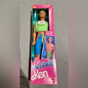 NRFB - Vintage Wet N Wild Ken Doll collectible
